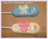 4090 Diaper Pin Baby Chocolate or Hard Candy Lollipop Mold